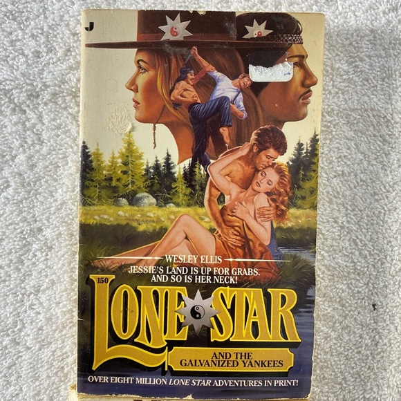 Vintage Lone Star Action Western Romance Novel x5 - Picture 2 of 16
